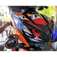 STICKER LAMPU HONDA DASH 110 ( kiri&amp;kanan)