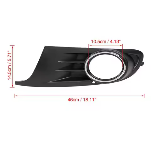 A82E-Front Left Bumper Fog Light Lamp Grille Cover For Jetta Golf 6 MK6 TDI/TSI 2010-2014 5K0 853 66