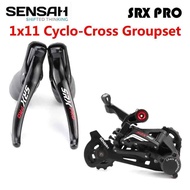SENSAH SRX PRO จักรยานเสือหมอบ1X11เร็ว11 S กลุ่ม STI R/l จำแลง + กรวดรางโซ่ล้อหลังจักรยาน-Cyclo-Cross