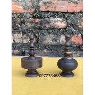 Ebony bird cage ring made of high quality ebony wood