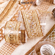 LIVESTAR Retro Striped Hemp Rope Theme Tape Stickers Journal Handbook DIY Decoration Stickers Gifts 