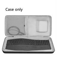 Geekria Hard Shell Travel Carrying Keyboard Case Compatible with Logitech Ergo K860 Wireless Ergonom