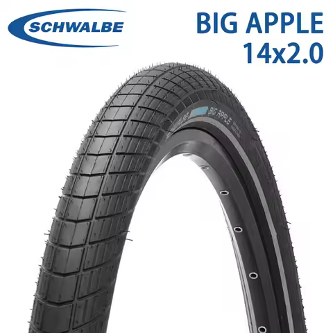 Schwalbe Big Apple 50-254 14x2.0 Children Bicycle Tire 14 inch Small Wheel Steel Tire Kids Diameter