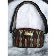 Woven Cross Body Sling Bag made of T'nalak/ Tinalak Cloth