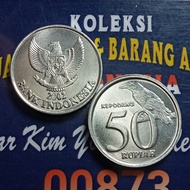 Koleksi Uang Kuno Koin 50 Rupiah Kepodang Tahun 2002 Gress Lustre Original Asli Dari Roll