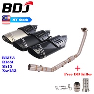 BDJ For Yamaha R15V3 R15M Mt15 Xsr155 R15 V3 Mt 15 For Akrapovic Elbow Link Middle Exhaust Pipe Slip