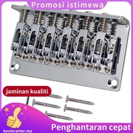 12 String Fixed Hardtail Saddle Bridge Top Load Guitar Tailpiece for Electric Guitar 12-String Elect