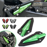Motorcycle Footrest Heel Guard Cover Rearsets Foot Rest Peg Protector Fit For ZX-4R ZX-4RR ZX-25R ZX