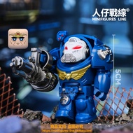 Dark Blood Space Wolf Third Party Building Blocks Assembly Toy Astronomicon 40K Warhammer Star Soldi