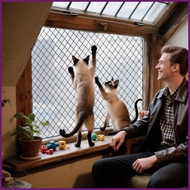 Balcony Netting for Pets Pets Anti-Fall Mesh Fence Fence Screen Safety Protector for Garden Staircas