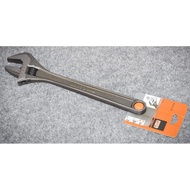 Bahco ประแจเลื่อน ชุบแข็ง ของแท้ ขนาด 15 นิ้ว รุ่น 8074 - สีดำ ( Adjustable Wrench ) กุญแจเลื่อน **อ