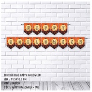 Halloween Flag Bunting | Bunting Flag HAPPY HALLOWEEN | Halloween Banner