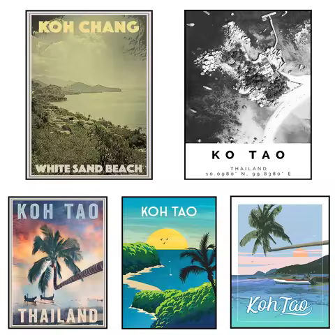 Koh Tao print, black and white photo of Koh Tao, Thailand, sunset, Thailand, Phuket, seascape, ocean