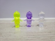 (全新)E666. 透明 ROKI x Kewpie 公仔 購自日本(三色一套)