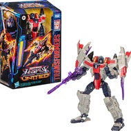 READY READY TRANSFORMERS LEGACY UNITED VOYAGER CLASS CYBERTRON UNIVERSE STARSCREAM, 7-INCH