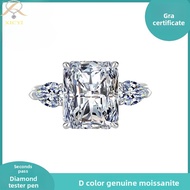 XICYI 5ct Real Moissanite Ring with GRA Certificate Luxury Diamond Engagement Ring In S925 Sterling 