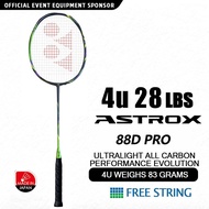 ASTROX 88D PRO Black Silver 3U/4U Best For Doubles Backcourt Namd High Elastic Shaft