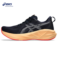 ASICS NOVABLAST 5 MEN RUNNING SHOES IN MIDNIGHT/ORANGE GLOW