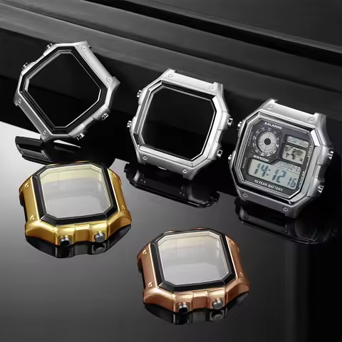AE1200 Upgrade Stainless Steel Case for Casio AE-1200WH Watch High end Solid Metal Mod Kit 3299 Move