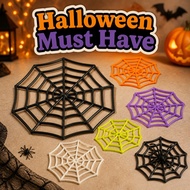 10/20PCS Halloween Spider Web Decoration Plastic Party Props Colorful Web Wall Table Scene Decor