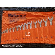 MCKENIC SPANNER COMBINATION SPANNER SET 14PC HEAVY DUTY DIN GERMANY 8-24 14PCS COMBINATION wrench se