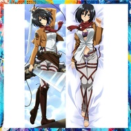 Attack on Titan Pillowcase Ackerman Mikasa Anime Body Waifu Pillow Case Shingeki No Kyojin Dakim aku