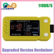 Upgraded Nerdminer 118KH/S BTC Solo  Miner Mini ASIC Miner Bitcoin BTC Miner Nerd Miner with Color S