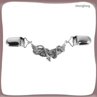 📎 Silver Alloy Rhinestone Snake Dress Clip for Waist Cinch and Sweater Decoration