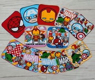 Cotton Gauze Square Scarf Cartoon Spider Man Iron Man Child Kids Boy Wash Home Absorbent Baby Towel 
