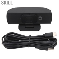 Skill 4K USB Webcam 8MP 30 Frame Auto Focus UHD  Web  Microphone