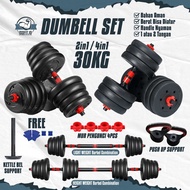 BEST SELLER Isofit.id DUMBELL SET 30KG Barbell/ Weight Lifting Equipment/ Home Fitness Equipment/