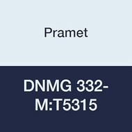 DNMG 332-M:T5315 Carbide Indexable Turning Insert, 0.031" Radius, Negative, Finishing/Semi Roughing,