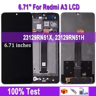 6.71"Original LCD For Redmi A3 23129RN51X 23129RN51H Display Touch Screen Digitizer Assembly Digital