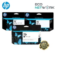 HP 72B 130ml (3WX06A) Matte Black Ink Cartridge / (3WX07A) Photo Black / (3WX08A) Gray Ink Cartridge