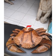 Asbak Model Kepiting Kayu Jati