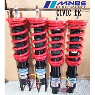 MINES HONDA ADJUSTABLE HI LOW BODY SHIFT FOR CIVIC EK adjustable honda civic ek 1996-2000 mines hi l