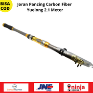 Pancingan Joran professional 20kg laut Ikan Besar 5 segments CARBON /Panjang 2.1 Meter