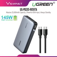 UGREEN 145W 25000MAH POWERBANK 2C1A 3 PORTS OUTPUT BATTERY PACK | FLIGHT APPROVED POWER BANK - UG-PB