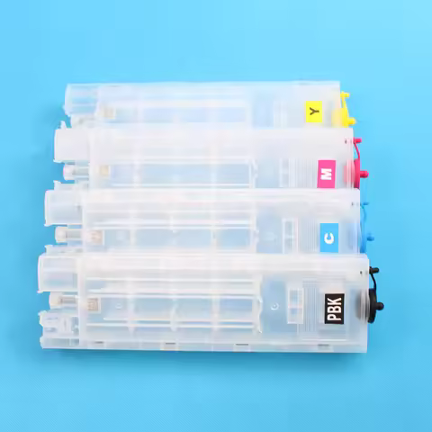 Big Black 600ML Empty Refillable Ink Cartridge For EPSON WorkForce Pro WF-C5890DWF WF-C5890 WF-C5390