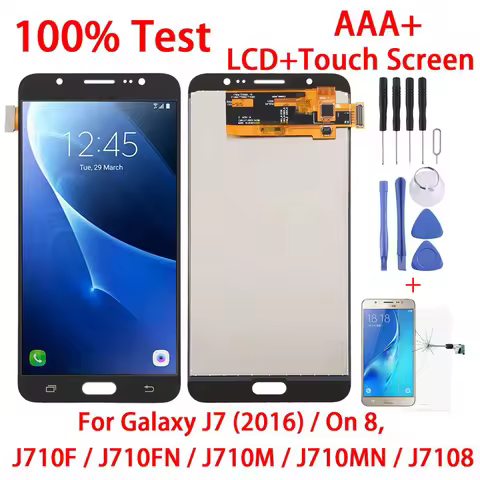 LCD Screen For Samsung Galaxy J7(2016)/On 8,J710F/J710FN/J710M/J710MN/J7108 Display LCD Screen+Digit