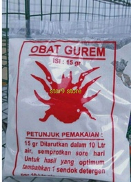 OBAT GUREM PEMBASMI HAMA, SEMUT, KUTU & JAMUR Ayam | OBAT GUREM 15 GR | PROMO | COD