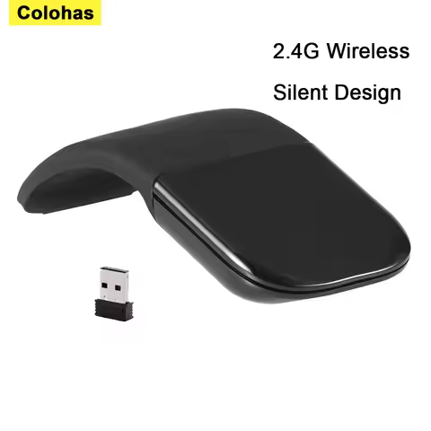 2.4G Wireless Touch Arc Third Generation Soft Folding Mouse for Microsoft Computer Laptop Desktop PC