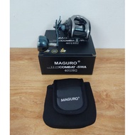 MAGURO JIG COMBAT SWA 401HG Baitcasting Reel | 10+1BB | 6.4:1 | 15kg Drag | Left Handle