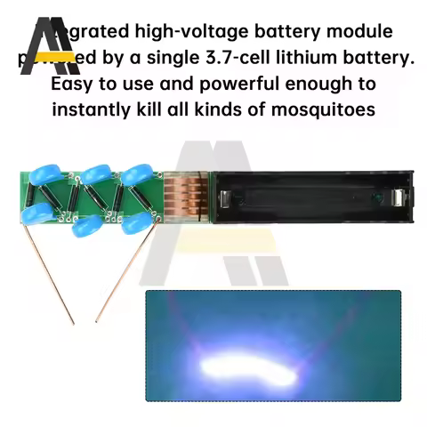 DC 3.7V 40KV Battery-Integrated High-Voltage Module Discharge Coil Boost Circuit Arc Generator Power