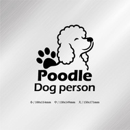 Poodle Poodle Dog Car Sticker Waterproof Car Sticker