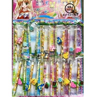 20pcs Pencil Pen W/ Eraser(random design)