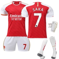 24 Arsenal Home Correct Version No. 7 Saka Jersey No. 8 Edgo 9 Hot Sols Football Jersey Suit