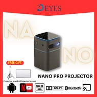 🔥LATEST 2023🔥 NANO Mini pocket projector D-02 Smart portable projector Nano