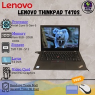 Laptop Lenovo Thinkpad T470s Core i5 Gen 6 Ram 20Gb Ssd 512Gb Muluss
