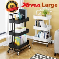 3 Tier Multifunction Storage Trolley Rack Office Shelves Home Kitchen Rack (Xtra Large)